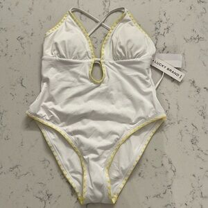 Lucky Brand White One Piece Swimsuit